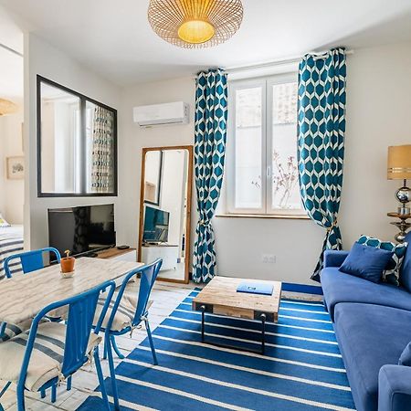 Studio Bleu 29M2, 120M Vieux-Port , Clim ,Wifi, Acces Autonome Avec Code Марсель Экстерьер фото