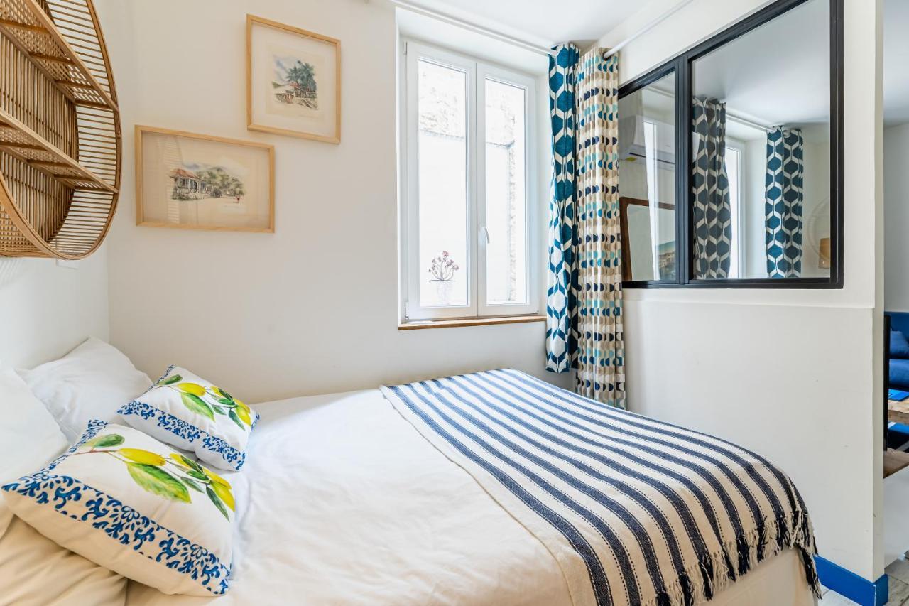 Studio Bleu 29M2, 120M Vieux-Port , Clim ,Wifi, Acces Autonome Avec Code Марсель Экстерьер фото